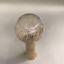 Load image into Gallery viewer, West Virginia Glass Splatter Crackle Gold Bud Vase (6&quot;)
