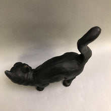 Load image into Gallery viewer, Cast Iron Black Cat Doorstop (10.75x8x2.5)

