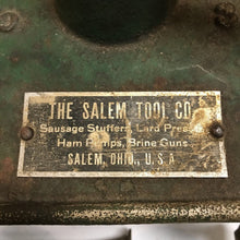 Load image into Gallery viewer, Antique Wagner No 3 Sausage Stuffer Salem Ohio (14x14x28)
