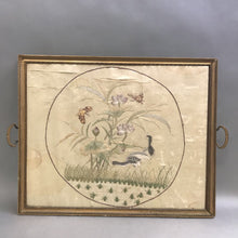 Load image into Gallery viewer, Vintage Tray Framed Silk Needlepoint (17x21)
