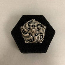 Load image into Gallery viewer, Vintage Sterling by Cini Floral Scarf Pin Brooch (2.5&quot;)
