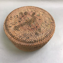 Load image into Gallery viewer, Antique Fine Woven Lidded Basket (4x8)

