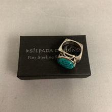 Load image into Gallery viewer, Silpada Sterling Turquoise Ring sz 8
