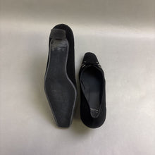 Load image into Gallery viewer, Ladies Stuart Weitzman Linksperf Black Suede Dress Shoes Size 9.5 M

