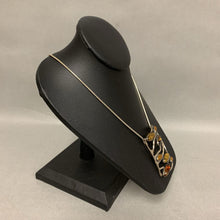Load image into Gallery viewer, Sterling Baltic &amp; Green Amber Art Necklace (18&quot;)
