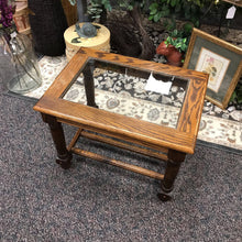 Load image into Gallery viewer, Glass-Top Side Table (20x19.5x27)
