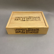 Load image into Gallery viewer, Legendary Harley Davidson Motorcycles Wooden Box (2x6x8)
