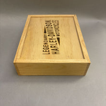 Load image into Gallery viewer, Legendary Harley Davidson Motorcycles Wooden Box (2x6x8)
