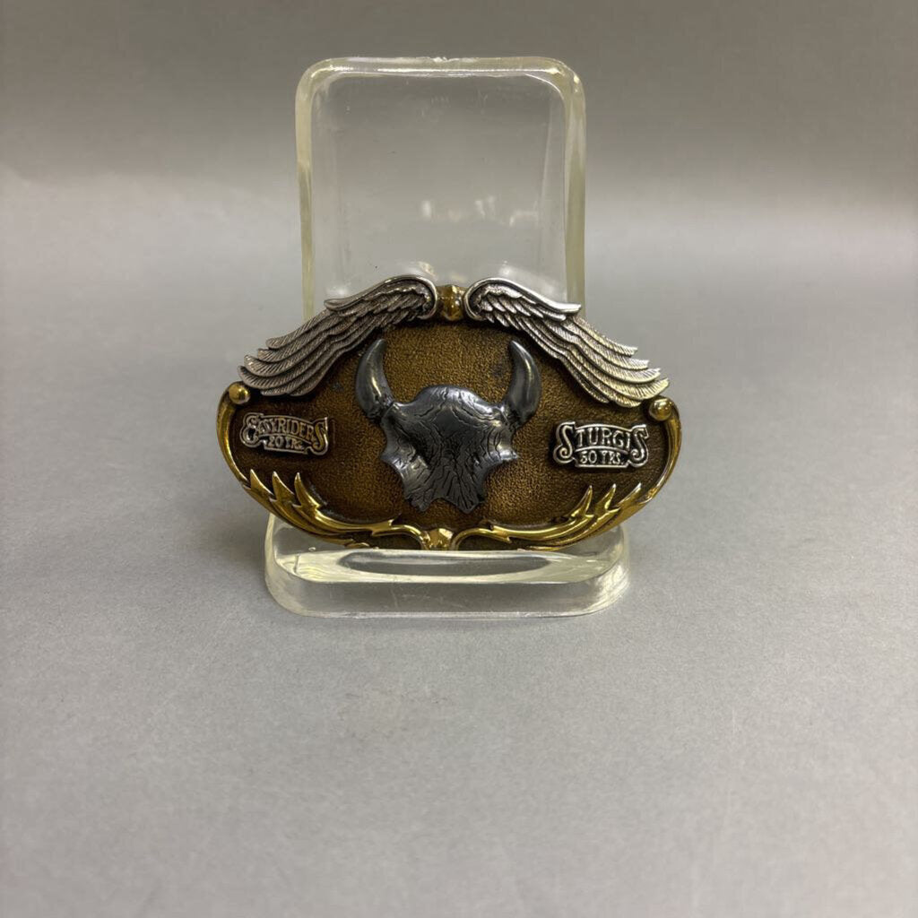 Limited Edition Sturgis/Easyriders Anniversary Belt Buckle (2x4)