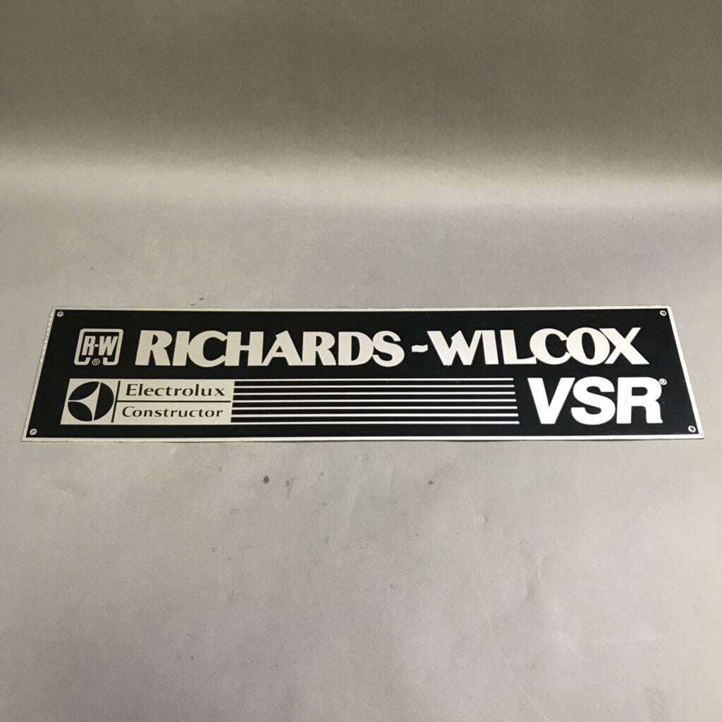Richard Wilcox VSR Metal Sign (5x21)
