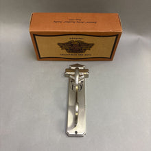 Load image into Gallery viewer, NIB Harley Davidson Riveted Bar &amp; Shield Hook Gift (3x4x8)
