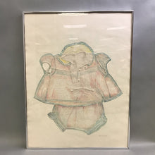 Load image into Gallery viewer, Framed Cheryl Quick Hand-Colored Embossing - Romper (26x20)
