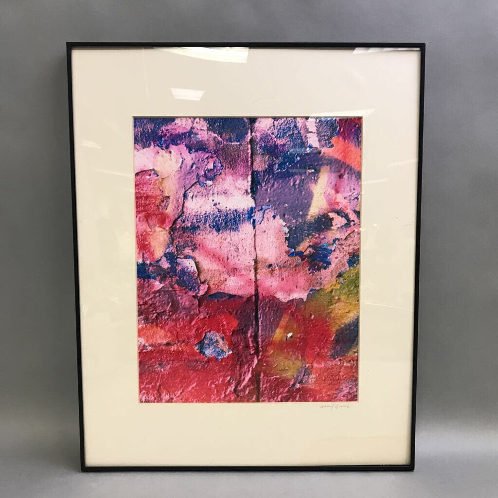 Framed Cheryl Quick Digital Print - Graffiti (20x16)