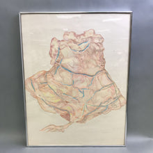 Load image into Gallery viewer, Framed Cheryl Quick Hand-Colored Embossing (26x20)
