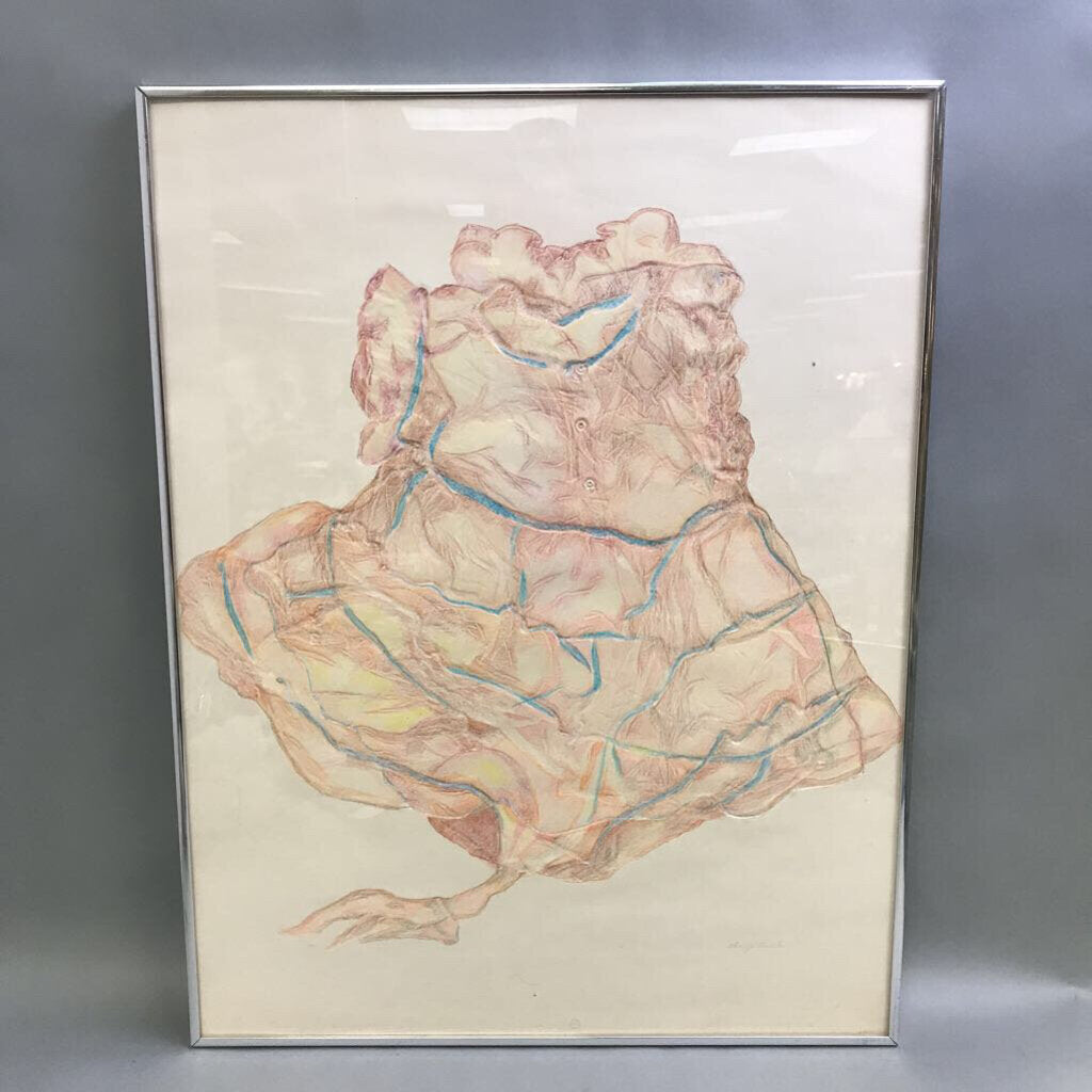 Framed Cheryl Quick Hand-Colored Embossing (26x20)