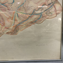 Load image into Gallery viewer, Framed Cheryl Quick Hand-Colored Embossing (26x20)
