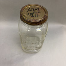 Load image into Gallery viewer, Vintage Atlas Mason Lidded Jar (9&quot;)
