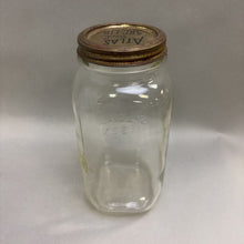 Load image into Gallery viewer, Vintage Atlas Mason Lidded Jar (9&quot;)
