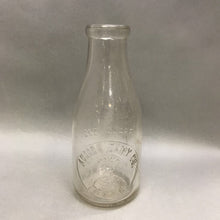 Load image into Gallery viewer, Antique Aurora Dairy Co. One Quart Milk Bottle Tel. 159
