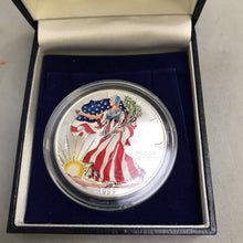 Load image into Gallery viewer, American Eagle 1999 Painted Silver Dollar 1oz
