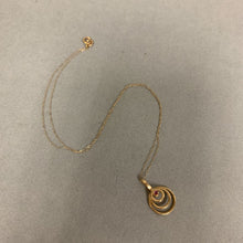 Load image into Gallery viewer, 14K Gold Ruby Pendant on 16&quot; Chain (1.6g)
