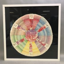 Load image into Gallery viewer, Cheryl Quick Hand-Colored Embossing - Geometric; Asian Text (20.5x20.5)

