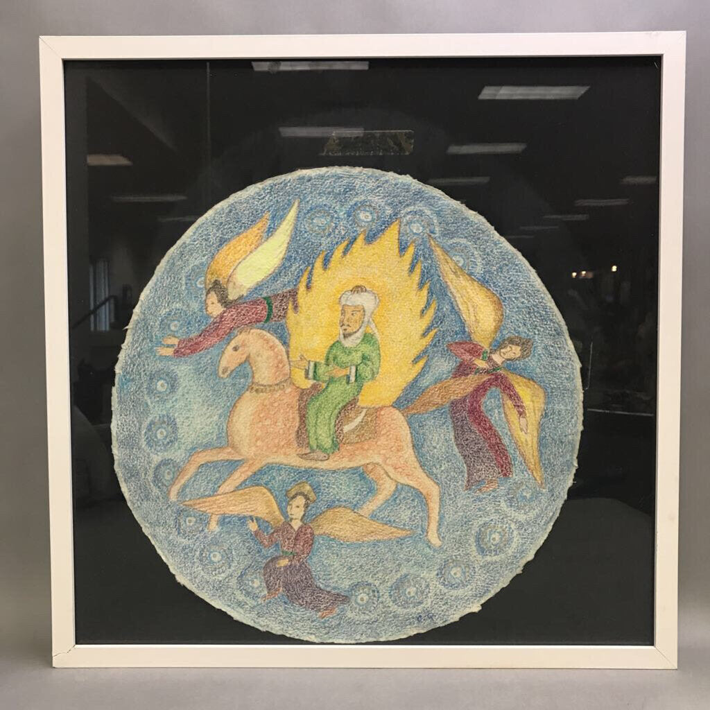 Cheryl Quick Hand-Colored Embossing - Persian Warrior (20.5x20.5)
