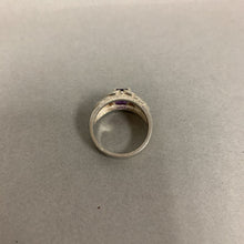 Load image into Gallery viewer, 12K Black Hills Gold Sterling Amethyst Ring sz 9 (6.8g)
