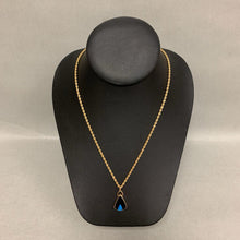 Load image into Gallery viewer, 14K Gold Opal Onyx Pendant on 18&quot; Chain (4.8g)
