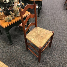 Load image into Gallery viewer, Ladder Back Wood Chair w/Woven Seat AS IS (39x19x16)
