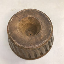 Load image into Gallery viewer, Antique Rural Stoneware Pottery Bundt Cake Pan Brown (4x8)
