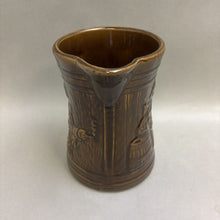 Load image into Gallery viewer, Vintage Brown Brush-McCoy Buccaneer Stoneware Pitcher (8&quot;)
