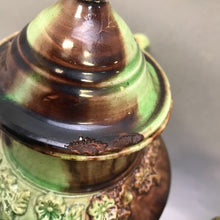Load image into Gallery viewer, Mexican Green Drip Pottery 10pc Tea Set (As-Is) (10&quot;)

