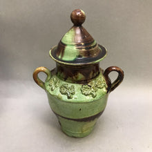Load image into Gallery viewer, Mexican Green Drip Pottery 10pc Tea Set (As-Is) (10&quot;)
