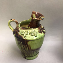 Load image into Gallery viewer, Mexican Green Drip Pottery 10pc Tea Set (As-Is) (10&quot;)
