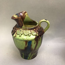 Load image into Gallery viewer, Mexican Green Drip Pottery 10pc Tea Set (As-Is) (10&quot;)
