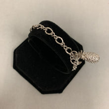 Load image into Gallery viewer, Vintage Sterling Charm Bracelet w/ 2 Charms (7")
