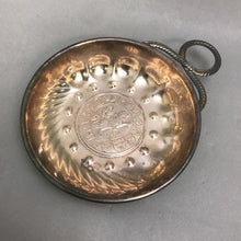 Load image into Gallery viewer, Vintage Silverplate Wine Tasting Cup w/ Sigismund Archduke Austria Coin (4.5x3.5)
