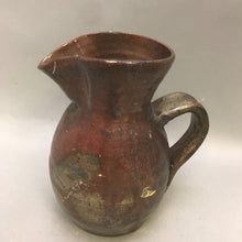 Load image into Gallery viewer, Antique Primitive Pottery Pitcher Jug (8&quot;)
