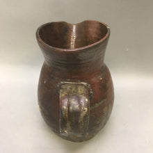 Load image into Gallery viewer, Antique Primitive Pottery Pitcher Jug (8&quot;)
