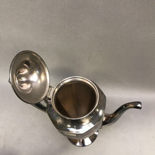 Load image into Gallery viewer, Homan Silverplate Teapot w/ Forbes Cream Pitcher &amp; Sugar Basket (10&quot;)
