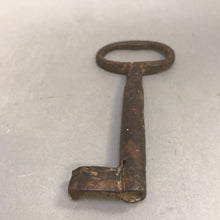 Load image into Gallery viewer, Primitive Large Cast Metal Skeleton Key (5&quot;)

