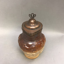 Load image into Gallery viewer, Antique Lidded Jug Salt Glazed Hunting Scene (6&quot;)
