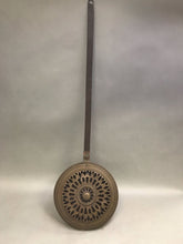 Load image into Gallery viewer, Antique Primitive Brass Bed Warmer with Handle (35&quot;)
