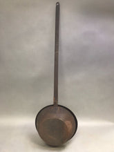 Load image into Gallery viewer, Antique Primitive Brass Bed Warmer with Handle (35&quot;)
