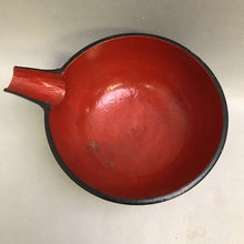 Load image into Gallery viewer, Red &amp; Black Lacquered Bowl (~5x9.5x7.5)
