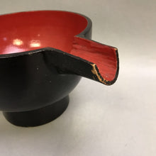 Load image into Gallery viewer, Red &amp; Black Lacquered Bowl (~5x9.5x7.5)
