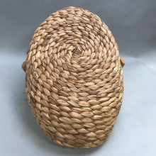 Load image into Gallery viewer, Large Straw Weaved Basket with Wood Handle (12&quot;)
