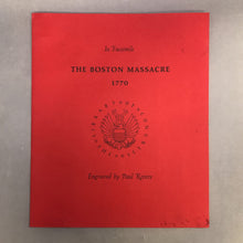 Load image into Gallery viewer, The Boston Massacre in Facsimile, Paul Revere (16x13.5)
