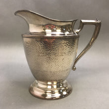Load image into Gallery viewer, Silverplate Over Nickel Large Hammered Water Pitcher (8&quot;)

